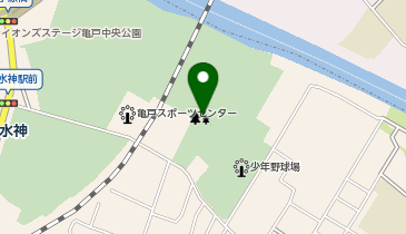 亀戸中央公園の地図画像