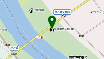 多摩川ガス橋緑地」(大田区-公園/緑地-〒146-0092)の地図 多摩川ガス橋緑地」(大田区-公園/緑地-〒146-0092)の地図
