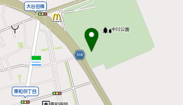 中川公園の地図画像