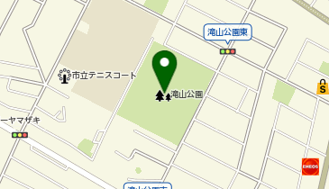 滝山公園の地図画像