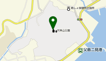 大神山公園の地図画像