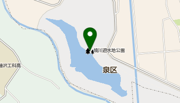 神奈川県立境川遊水地公園の地図画像