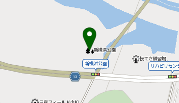 新横浜公園の地図画像