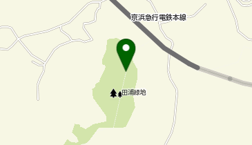 田浦梅の里の地図画像