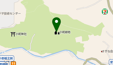 小町緑地の地図画像
