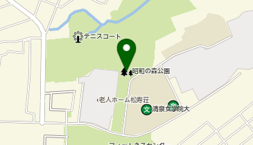 昭和の森公園の地図画像