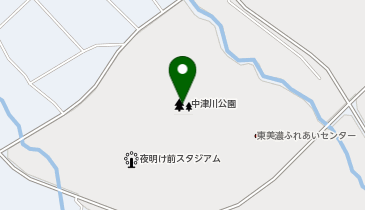 中津川公園の地図画像
