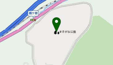 まきがね公園の地図画像