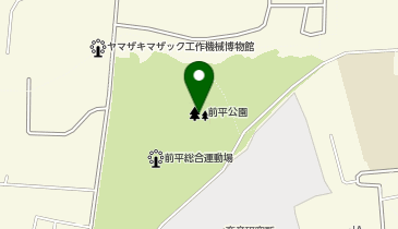 前平公園の地図画像