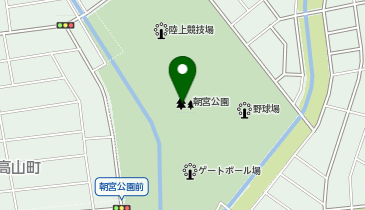 朝宮公園の地図画像