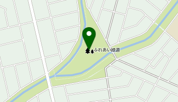ふれあい緑道の地図画像