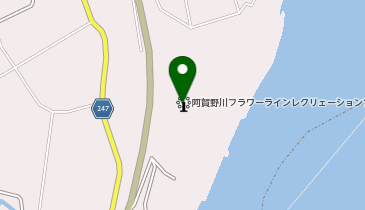 阿賀野川フラワーライン(床固め公園・レクリエーションゾーン)の地図画像