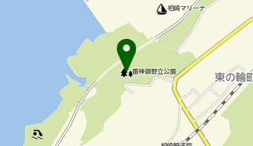 番神御野立公園の地図画像