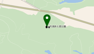 大潟水と森公園の地図画像