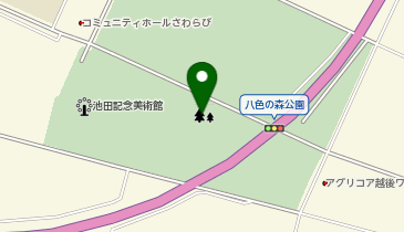 奥只見レクリエーション都市公園 八色の森公園の地図画像