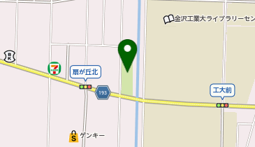 せせらぎ公園の地図画像