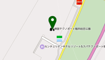 テクノポート福井総合公園の地図画像