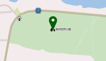 坂井市海浜自然公園の地図画像
