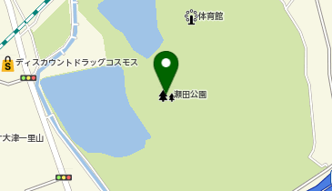 瀬田公園の地図画像