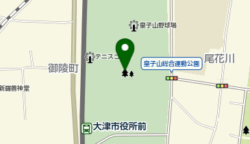 皇子山総合運動公園の地図画像