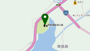 熊野灘臨海公園の地図画像