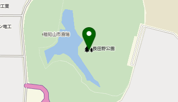 長田野公園の地図画像
