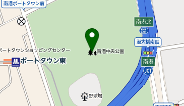 南港中央公園の地図画像