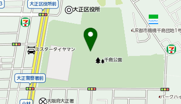 千島公園の地図画像