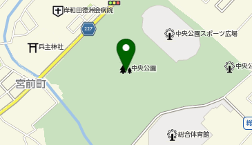 まなび中央公園の地図画像