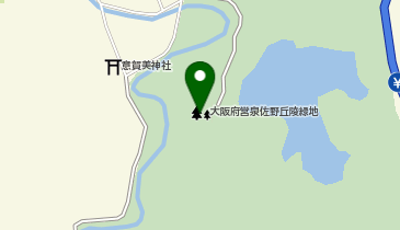 泉佐野丘陵緑地の地図画像