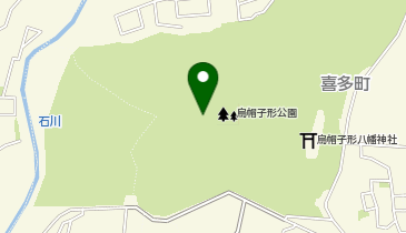 烏帽子形公園の地図画像