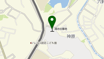 満池谷墓地の地図画像