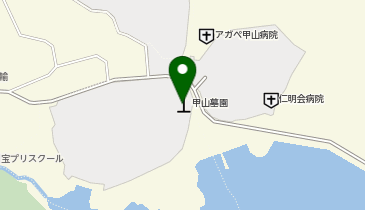 甲山墓園の地図画像