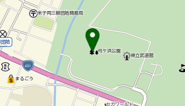 弓ヶ浜公園の地図画像