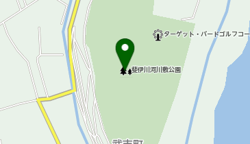 斐伊川河川敷公園の地図画像