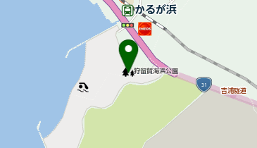狩留賀海浜公園の地図画像