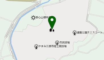 やまみ三原運動公園(三原運動公園)の地図画像