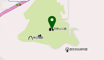 吉野山公園の地図画像