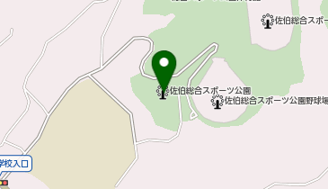 佐伯総合スポーツ公園の地図画像