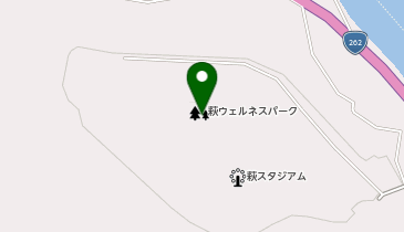 萩ウェルネスパークの地図画像