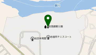 岩国運動公園の地図画像