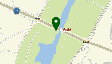 鮎喰川河川敷緑地の地図画像