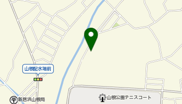 山根公園の地図画像