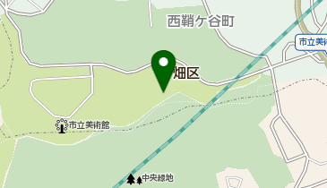 美術の森公園の地図画像
