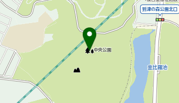 福岡県営中央公園の地図画像