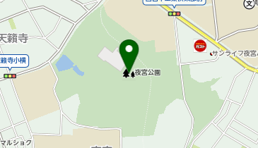 夜宮公園の地図画像