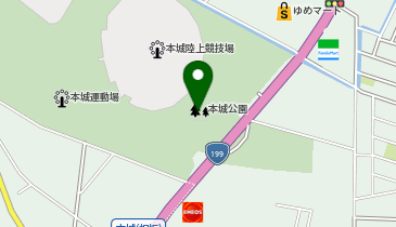 本城公園の地図画像