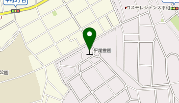 平尾霊園の地図画像