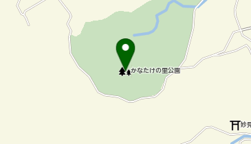 かなたけの里公園の地図画像