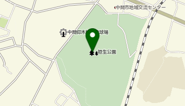 垣生公園の地図画像